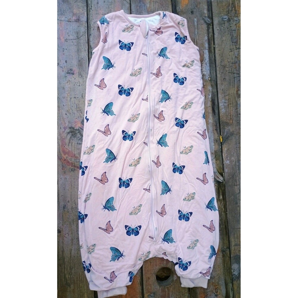 Kyte Baby Size L Walker Blush Butterfly 1.0 TOG Zip Sleep Sack Wearable Blanket
